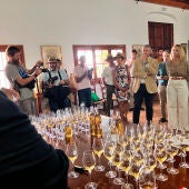 Una cata de vinos de Jerez