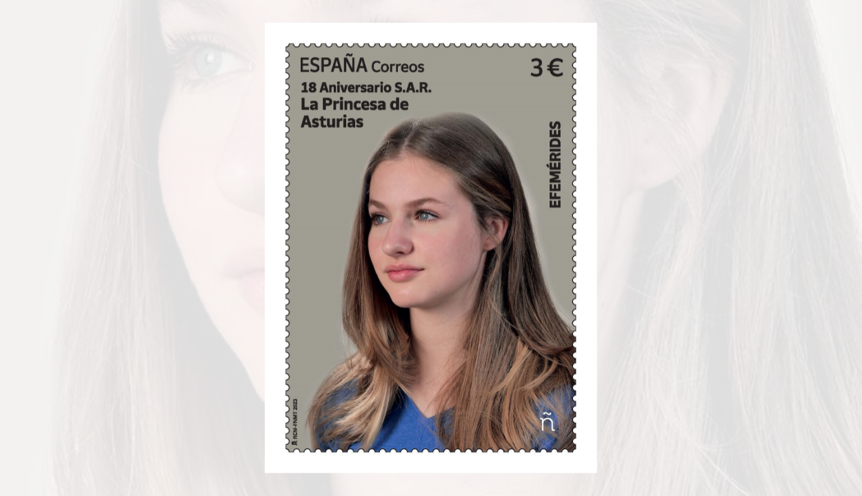 Así es el sello de la princesa Leonor por la jura de la Constitución: cómo comprarlo y cuánto cuesta Así es el sello de la princesa Leonor por la jura de la Constitución: cómo comprarlo y cuánto cuesta