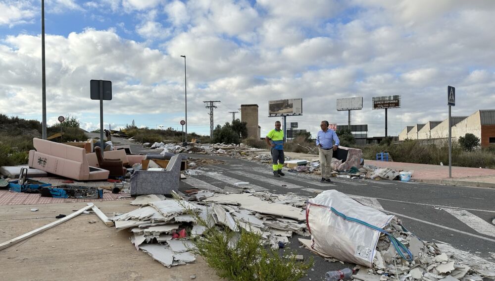 Uno de los puntos donde se han retirado residuos 