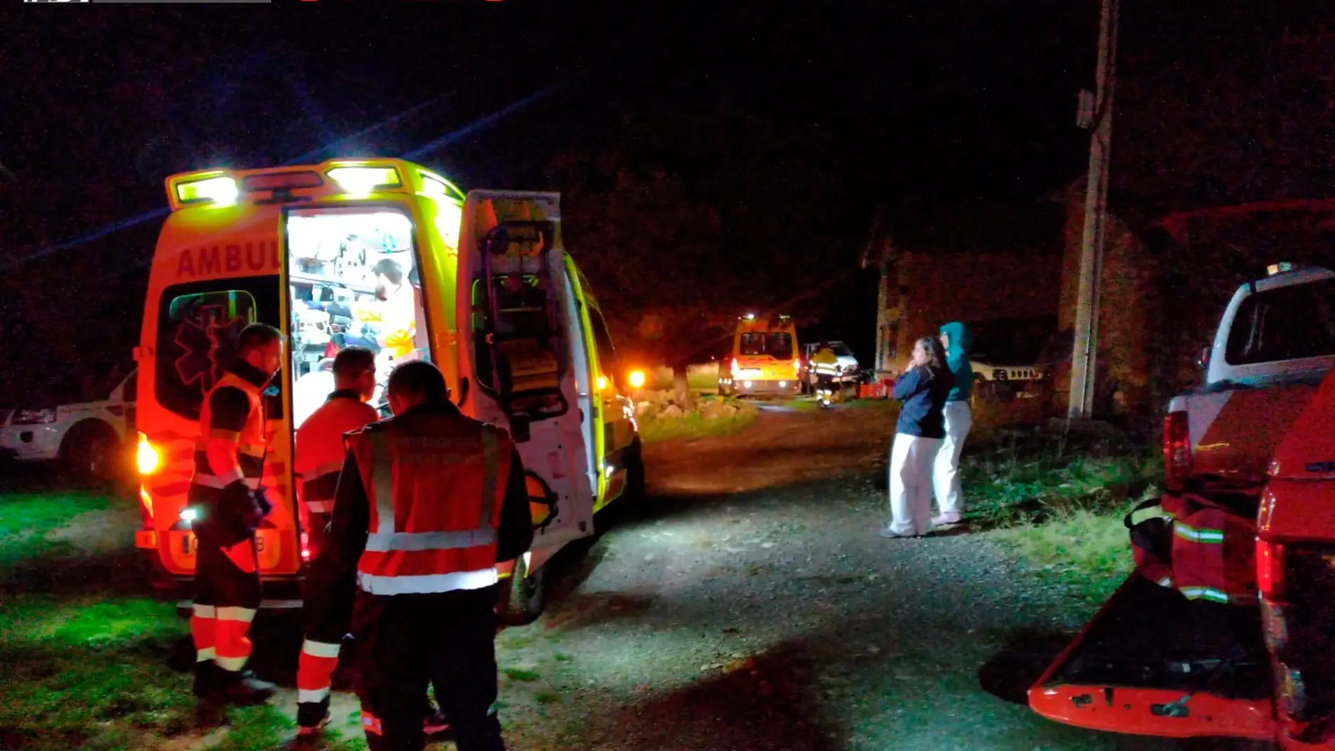 Rescatados inconscientes por una intoxicación de gas en Boltaña 