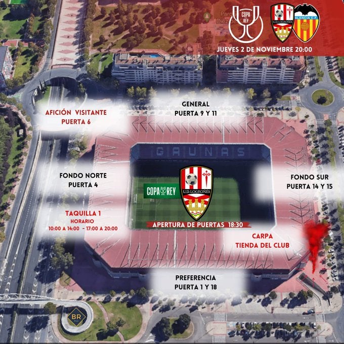 La Unión Deportiva Logroñés se enfrenta al Valencia en Copa del Rey en busca de dar la sorpresa La Unión Deportiva Logroñés se enfrenta al Valencia en Copa del Rey en busca de dar la sorpresa