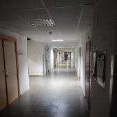 Pasillo de una de las plantas del Hospital Perpetuo Socorro