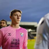 Carlos López, jugador del Málaga CF