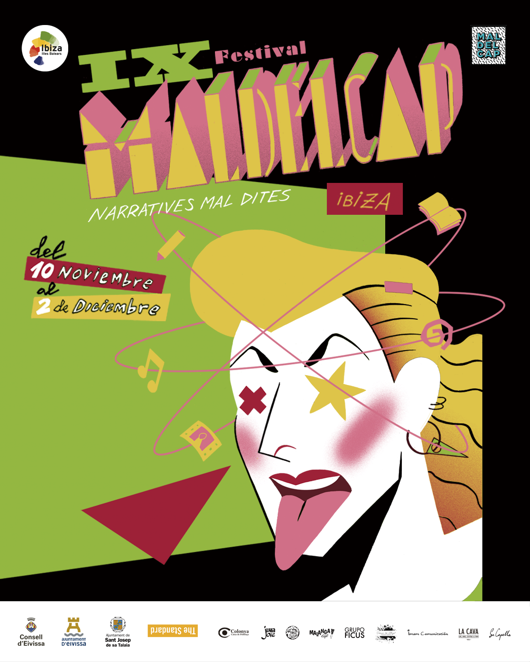 El noveno festival Mal del Cap de Ibiza presume de cartel diseñado por Carla Berrocal El noveno festival Mal del Cap de Ibiza presume de cartel diseñado por Carla Berrocal