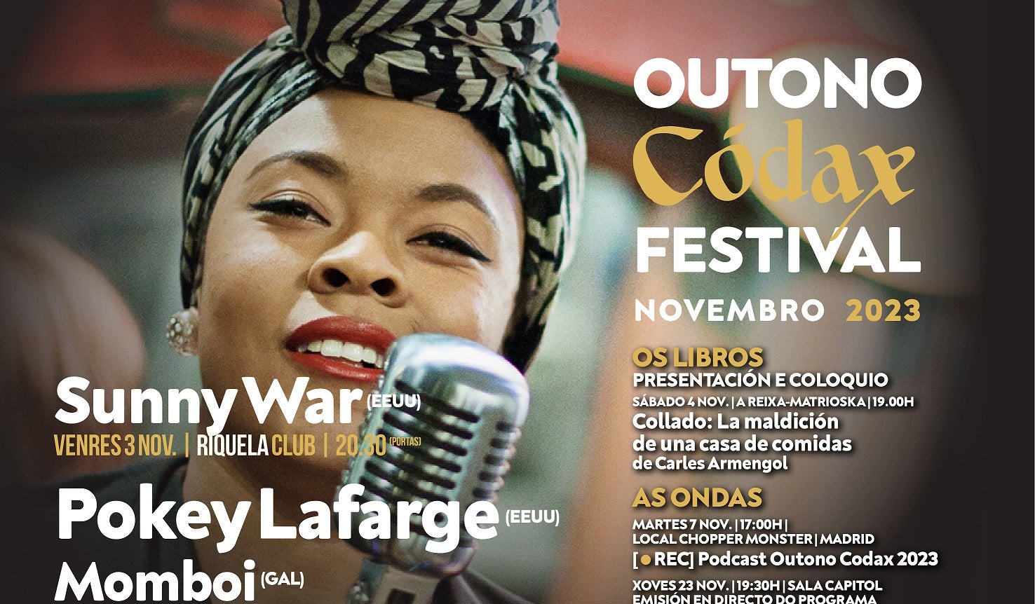 Volve o Outono Códax Festival coa mellor música e os mellores viños Volve o Outono Códax Festival coa mellor música e os mellores viños