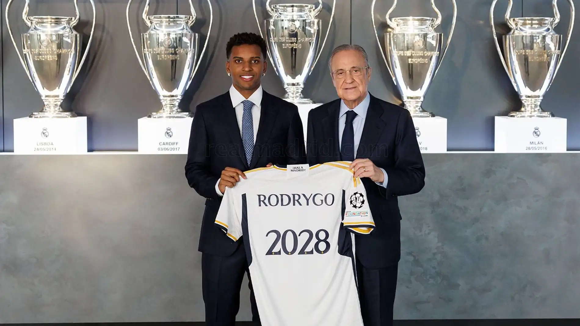 Rodrygo renueva con el Real Madrid hasta 2028