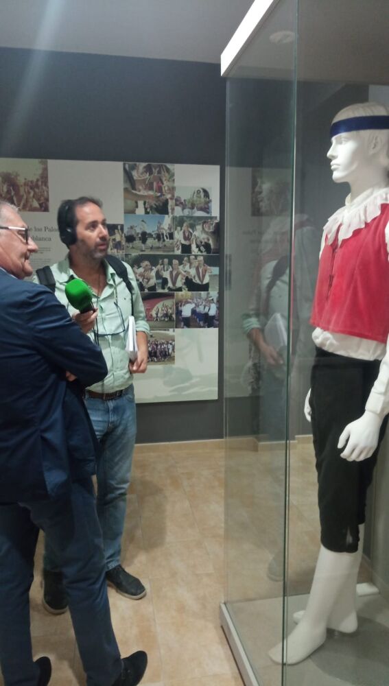 Imagen del interior del Centro de Interpretación de la Danza de Villablanca.