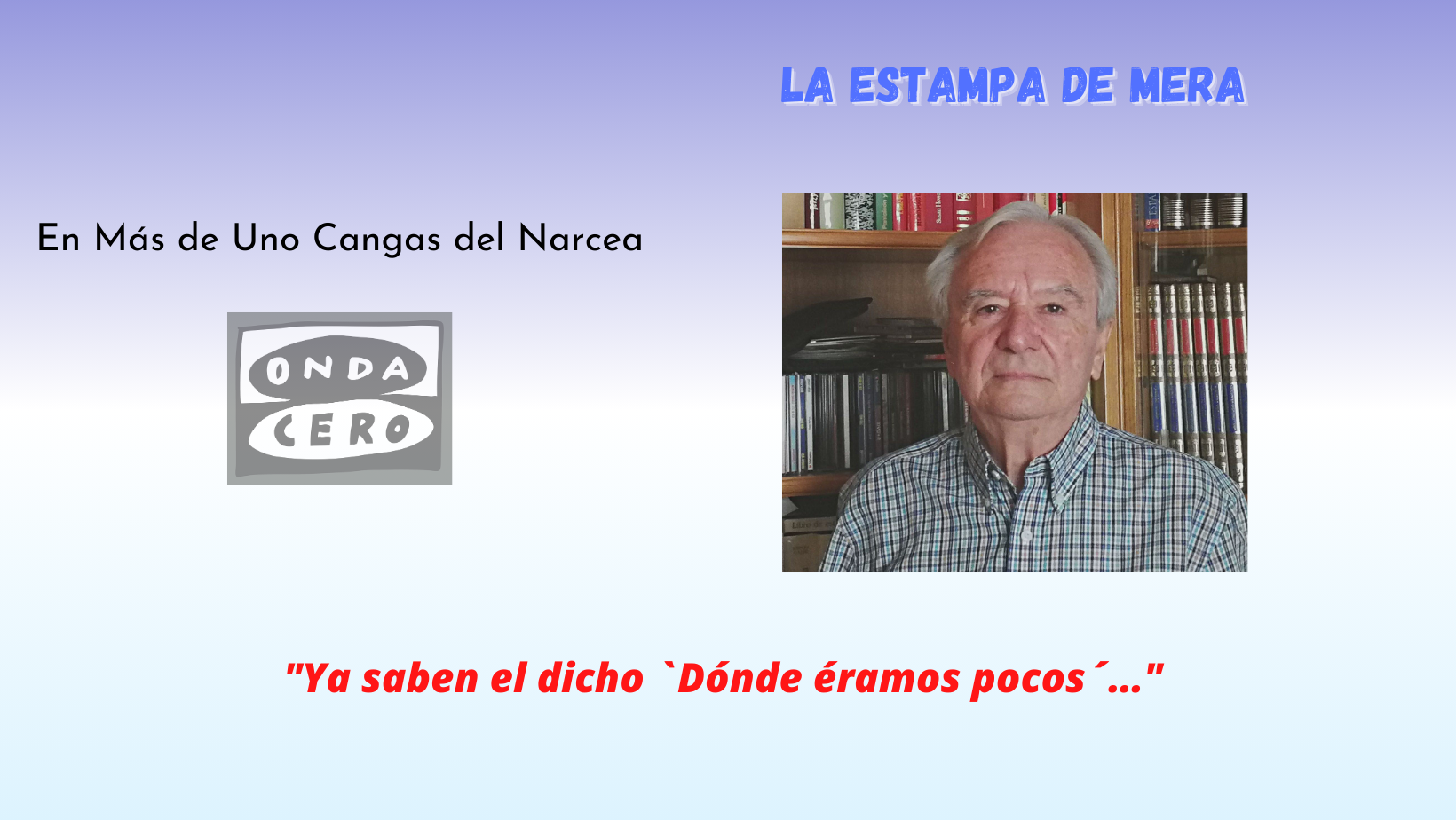 Ya saben el dicho, éramos pocos y.... Ya saben el dicho, éramos pocos y....