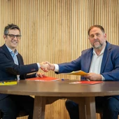 Félix Bolaños i Oriol Junqueras Félix Bolaños i Oriol Junqueras