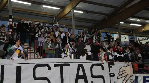 Parte de la afición de Unionistas desplazada al partido Parte de la afición de Unionistas desplazada al partido
