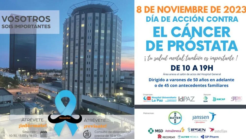 Jornada contra el cáncer de próstata del Hospital La Paz