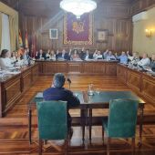 Pleno del ayuntamiento de Teruel celebrado esta mañana