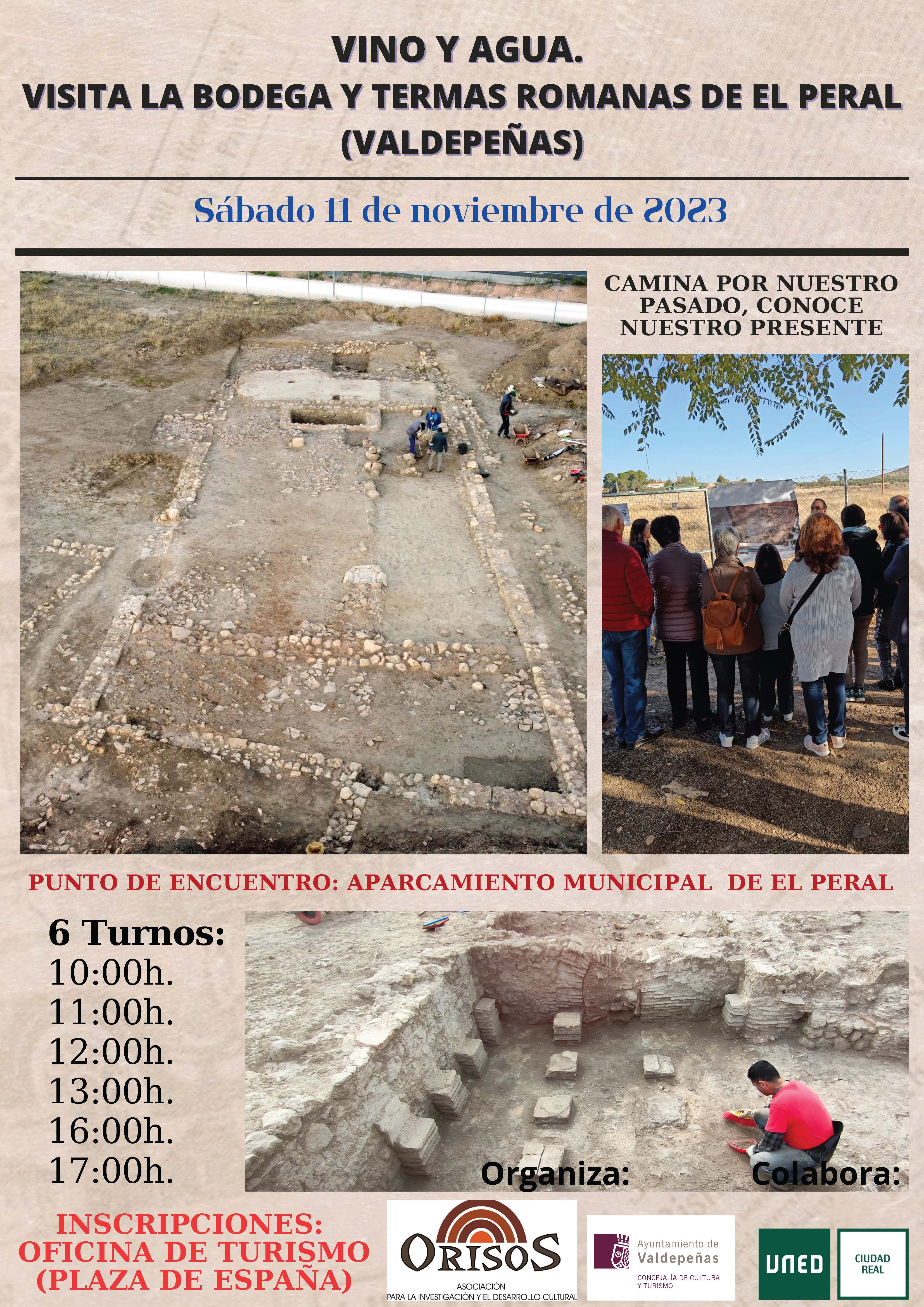 Desde ORISOS nos invitan a la III Jornada de Puertas Abiertas de la Villa Romana de El Peral y a la II Ruta de Respiraderos Desde ORISOS nos invitan a la III Jornada de Puertas Abiertas de la Villa Romana de El Peral y a la II Ruta de Respiraderos