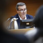 El conseller de Sanidad, Marciano Gómez, presenta su presupuesto para 2024.