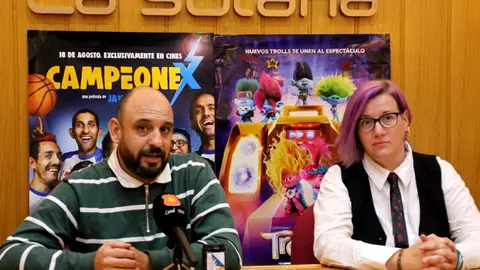 Concejala de Cultura, Ángela Notario, y su concejal delegado, Santiago López Concejala de Cultura, Ángela Notario, y su concejal delegado, Santiago López