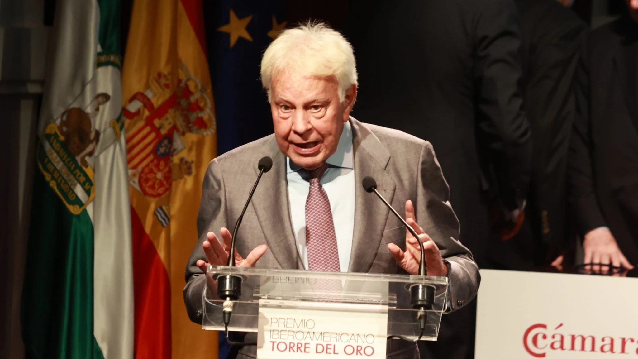 Felipe González, contra la amnistía: "¿Por siete votos? No merece la pena" Felipe González, contra la amnistía: "¿Por siete votos? No merece la pena"
