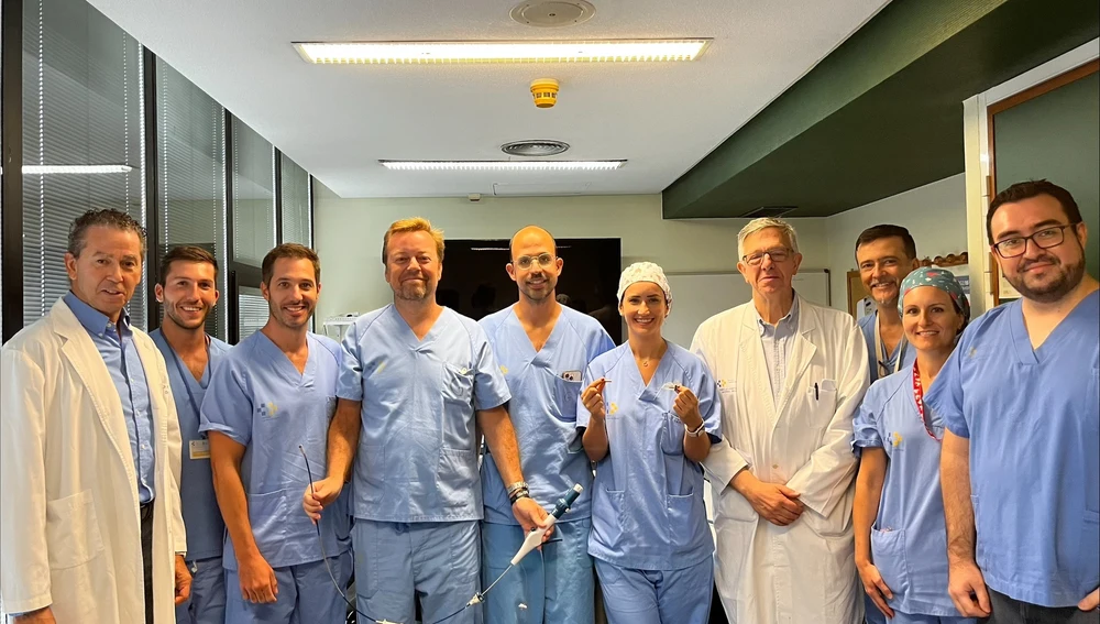 Equipo médico del Servicio de Cardiología del Hospital Insular de Gran Canaria 