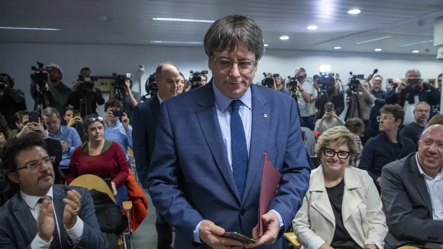 El expresidente de la Generalitat y eurodiputado de Junts, Carles Puigdemont. El expresidente de la Generalitat y eurodiputado de Junts, Carles Puigdemont.