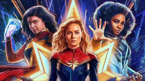 Fragmento del p&oacute;ster de 'The Marvels', la nueva pel&iacute;cula de la saga que dirige Nia DaCosta