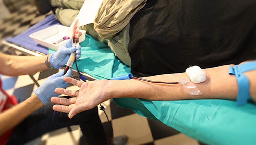 Una donación de sangre 