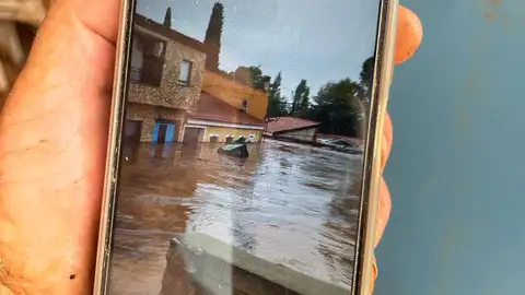 La acumulación de agua en la riada de 2023 en Buenache de Alarcón se acercó a los 2 metros en algunos puntos La acumulación de agua en la riada de 2023 en Buenache de Alarcón se acercó a los 2 metros en algunos puntos