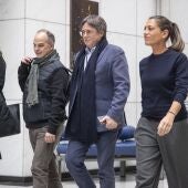 Laura Borràs, Jordi Turull, Carles Puigdemont y Miriam Nogueras.