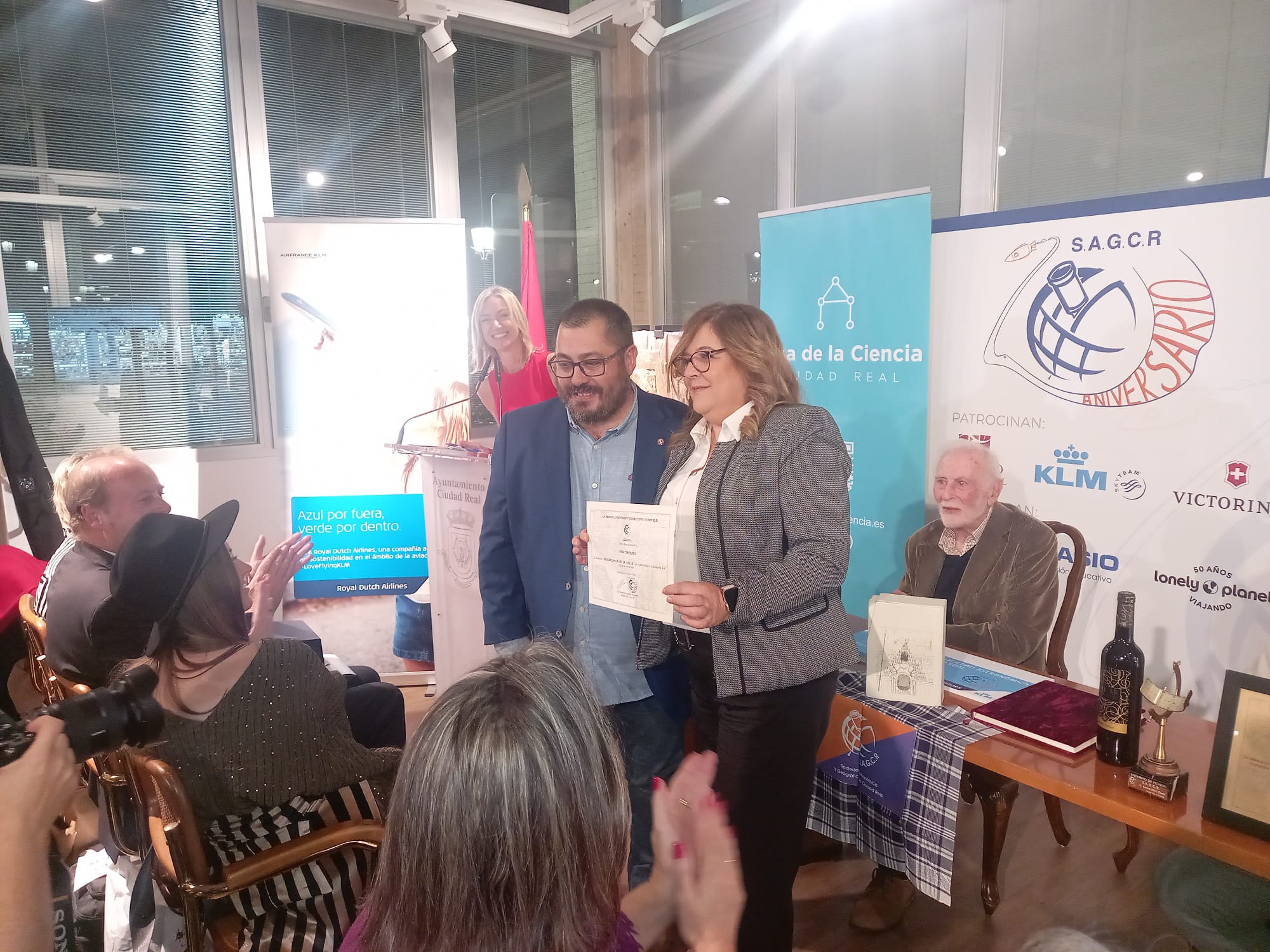 La Sociedad Astronómica y Geográfica de Ciudad Real celebra la gala del XX Aniversario La Sociedad Astronómica y Geográfica de Ciudad Real celebra la gala del XX Aniversario