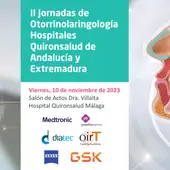 Más de 30 especialistas de otorrinolaringología de Quirónsalud se reúnen en una jornada científica en Málaga Más de 30 especialistas de otorrinolaringología de Quirónsalud se reúnen en una jornada científica en Málaga