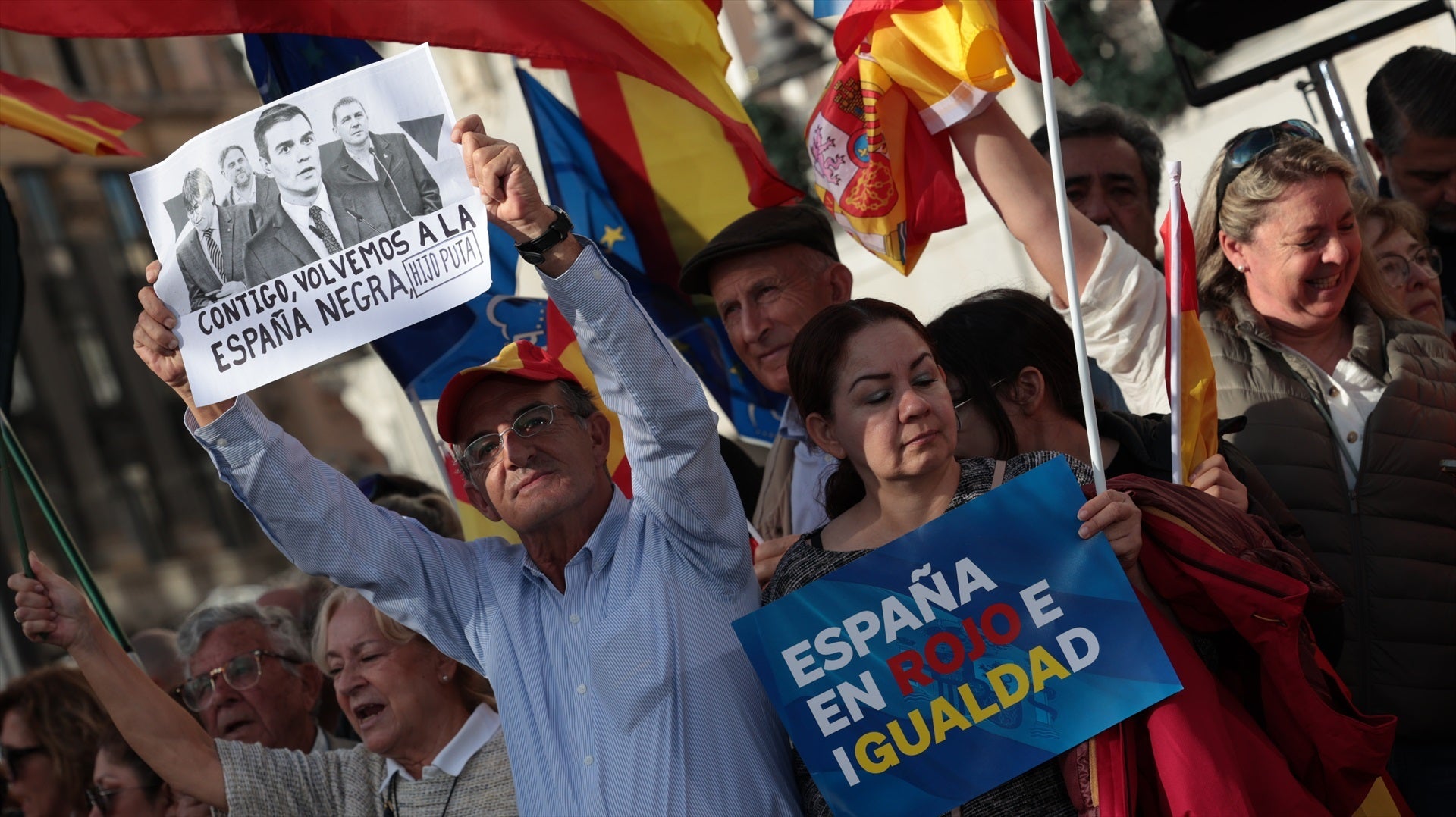 Galería de imágenes: España se moviliza contra la amnistía de Sánchez Galería de imágenes: España se moviliza contra la amnistía de Sánchez