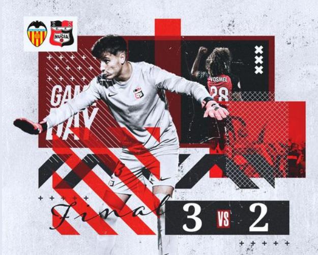 La Nucía suma una nueva derrota (3-2) frente al Mestalla La Nucía suma una nueva derrota (3-2) frente al Mestalla