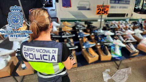 Detectada la venta de falsificaciones en el mercadillo de Benidorm Detectada la venta de falsificaciones en el mercadillo de Benidorm