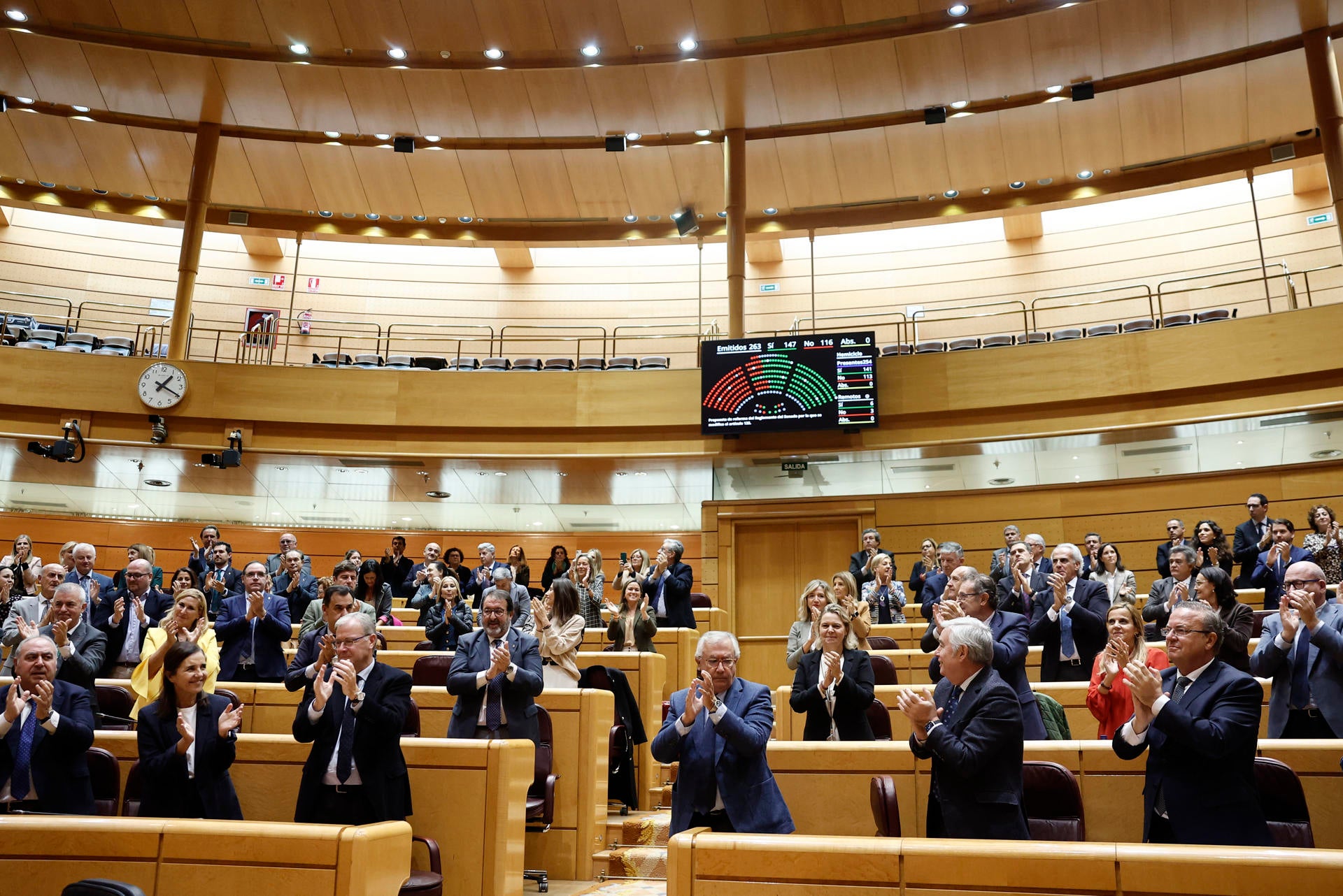 El PP aprueba en el Senado la reforma del Reglamento para ralentizar la amnistía El PP aprueba en el Senado la reforma del Reglamento para ralentizar la amnistía