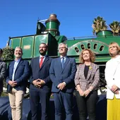 Acte del 175è aniversari del tren Barcelona-Mataró amb la consellera de Territori, Ester Capella; el secretari d'Estat de Transports i Mobilitat, David Lucas i els alcaldes de Barcelona i Mataró, Jaume Collboni i David Bote Acte del 175è aniversari del tren Barcelona-Mataró amb la consellera de Territori, Ester Capella; el secretari d'Estat de Transports i Mobilitat, David Lucas i els alcaldes de Barcelona i Mataró, Jaume Collboni i David Bote