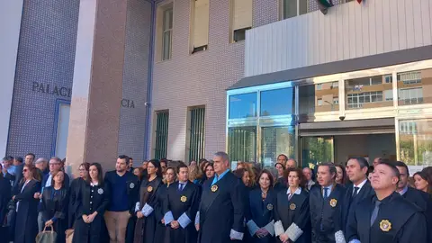 Un momento de la concentración de Algeciras. Un momento de la concentración de Algeciras.