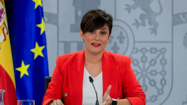 La portavoz del Gobierno en funciones, Isabel Rodr&iacute;guez