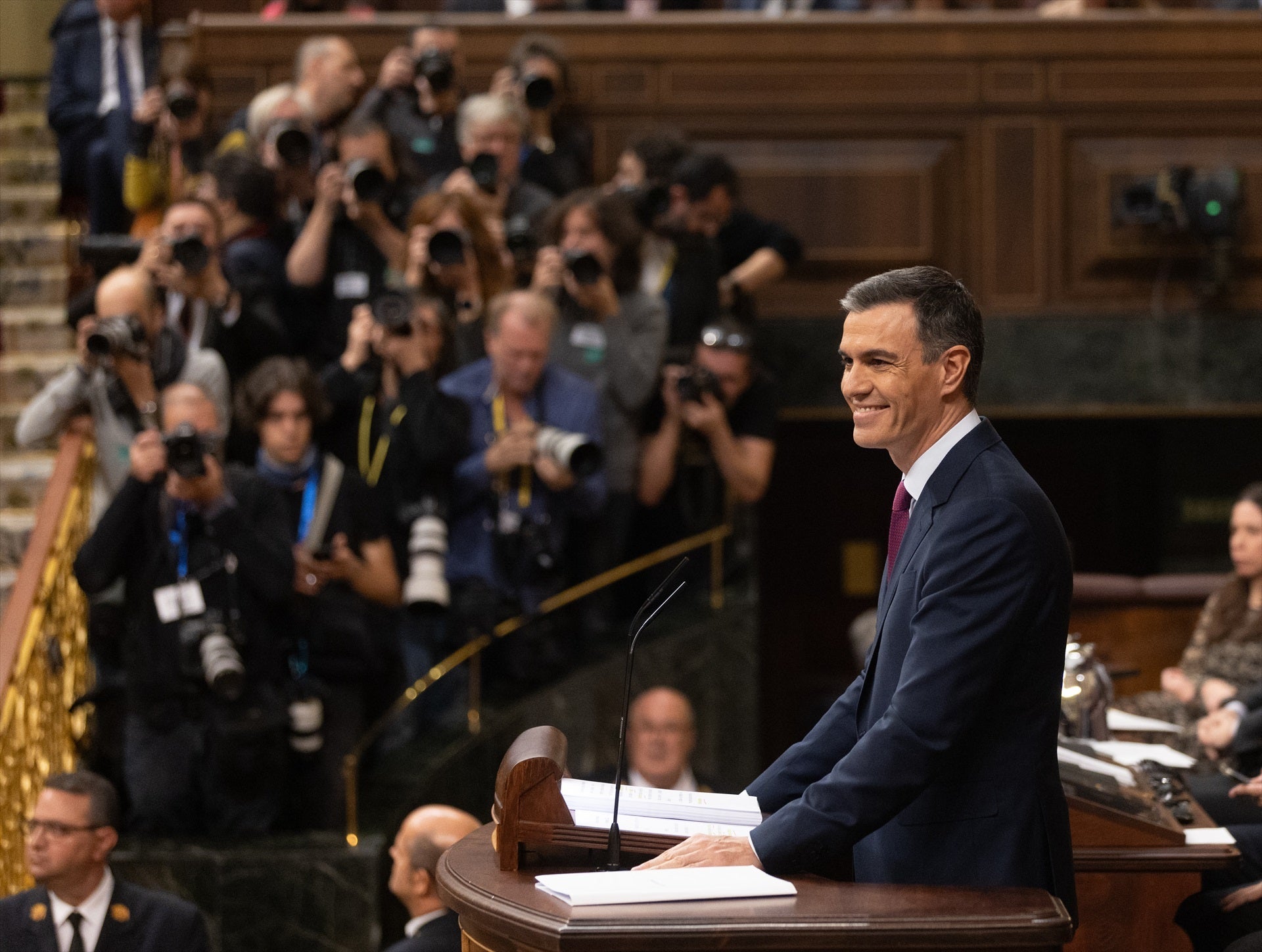 Las menciones y ausencias en el discurso de Sánchez: 32 a la ultraderecha y cero al referéndum Las menciones y ausencias en el discurso de Sánchez: 32 a la ultraderecha y cero al referéndum
