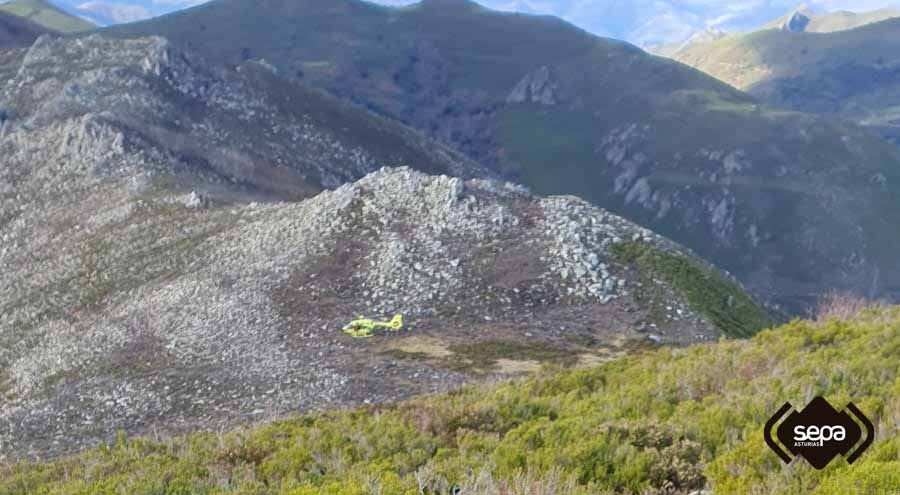 Un montañero fallecido en Somiedo Un montañero fallecido en Somiedo