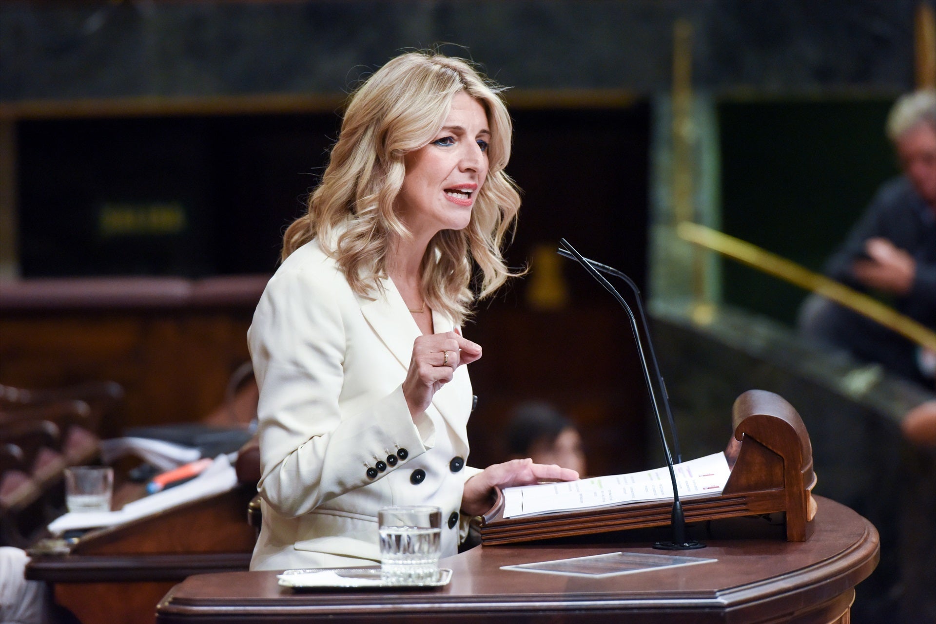 Yolanda Díaz: "Con la amnistía gana la democracia" Yolanda Díaz: "Con la amnistía gana la democracia"