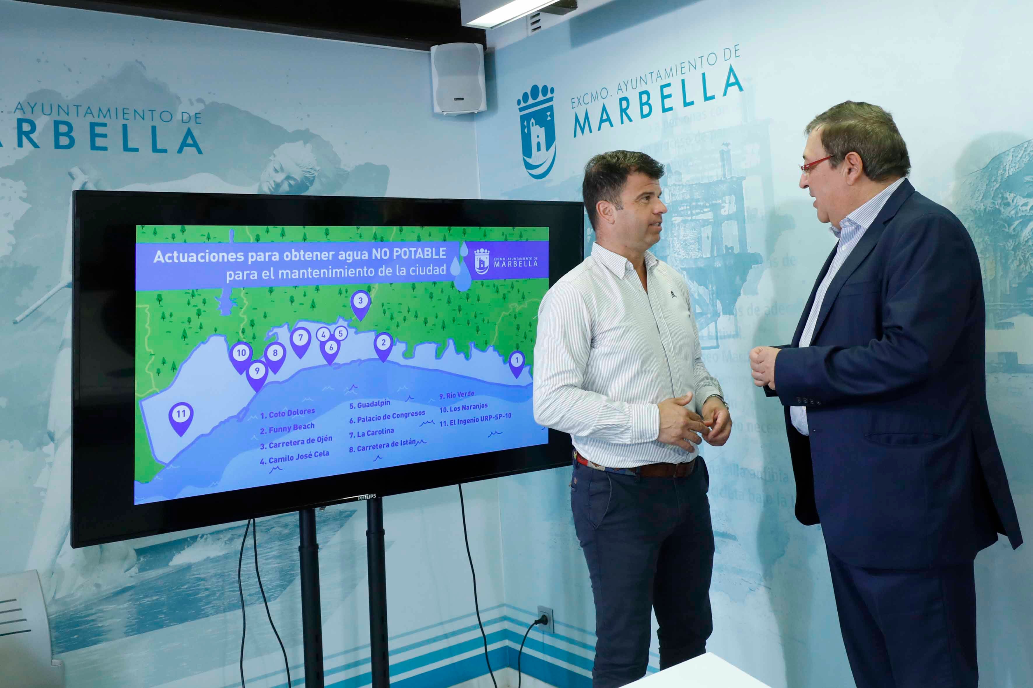 Marbella habilitará 11 pozos de agua no potable para el riego y el baldeo Marbella habilitará 11 pozos de agua no potable para el riego y el baldeo