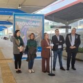 Ethel Vázquez destaca o incremento do 8% do transporte público en Ourense