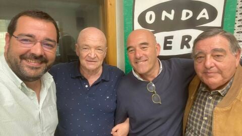 Con Patricio Gonz&aacute;lez, Antonio Barba y Rafael Fenoy