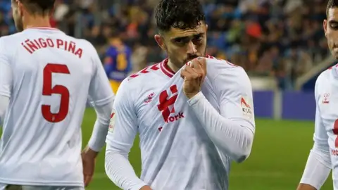 Sergio Ortuño, jugador del CD Eldense Sergio Ortuño, jugador del CD Eldense