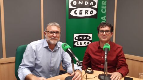 José Norberto Mazón y Juan Carlos Fresneda en Onda Cero Alicante 