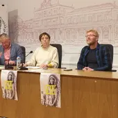 Presentación del Festival Urogallo, Isidoro Martínez, Elena Aguado y Manuel Ortega. Presentación del Festival Urogallo, Isidoro Martínez, Elena Aguado y Manuel Ortega.