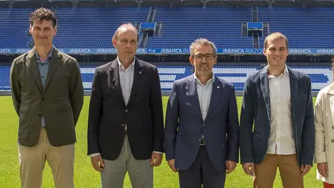 Consejo de Administración del Deportivo Ya sin Villasuso, que abandonó en septiembre de 2023.