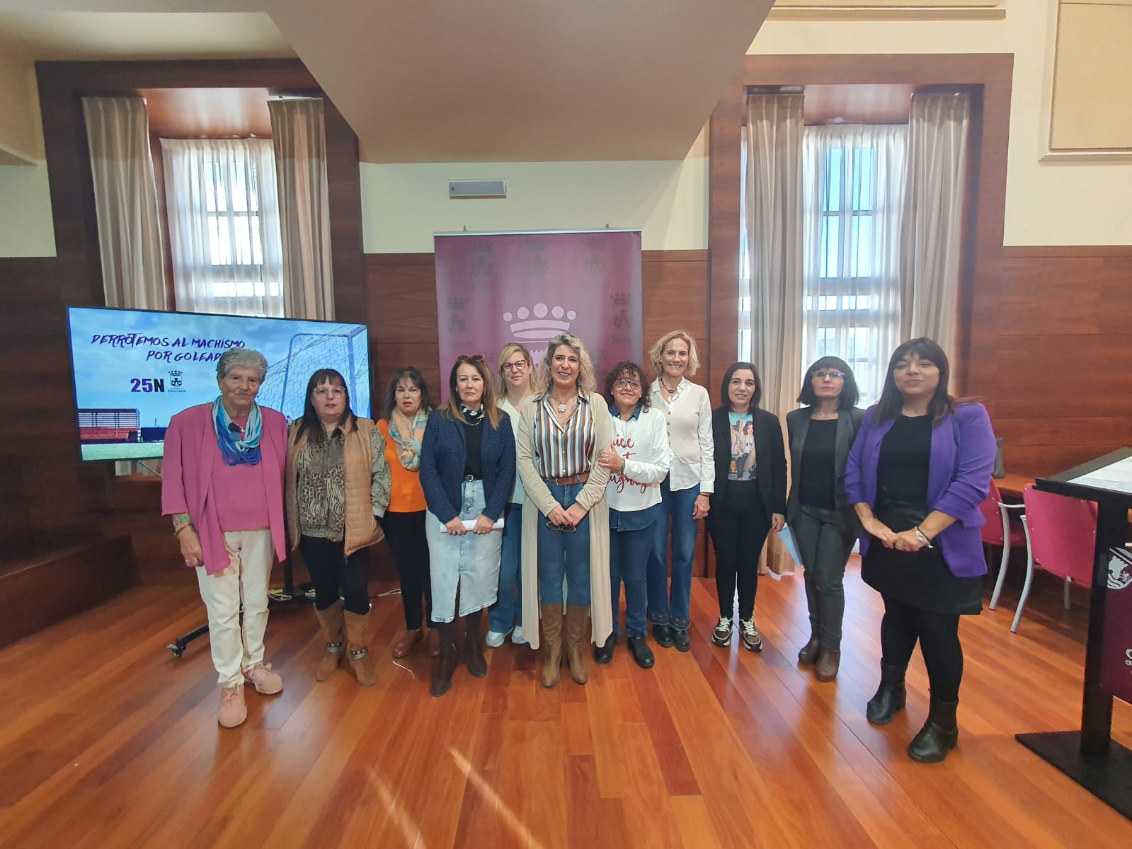 Así reivindicará el 25-N la ciudad de Chiclana: acciones en la calle y una manifestación Así reivindicará el 25-N la ciudad de Chiclana: acciones en la calle y una manifestación