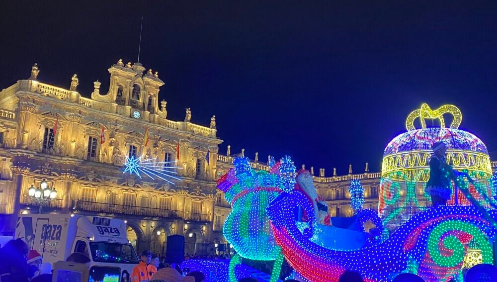 Carroza participante en la primera edición de la 'CabalGAZA' en Salamanca