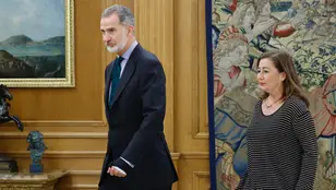 Felipe VI con Francina Armengol