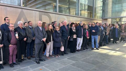 Concentración de representantes de la justicia de Ciudad Real