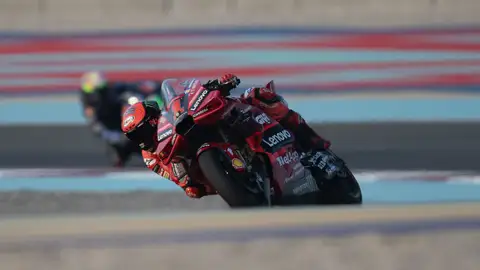 Pecco Bagnaia durante el GP de Qatar Pecco Bagnaia durante el GP de Qatar